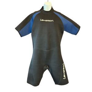 Lemorecn Men's 3mm Neoprene Shorty Wetsuit Jumpsuit XXXL
